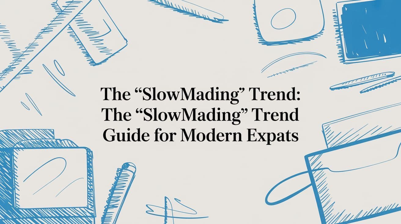 The Slowmading Trend: What It Is and Why It's Changing Expat Life