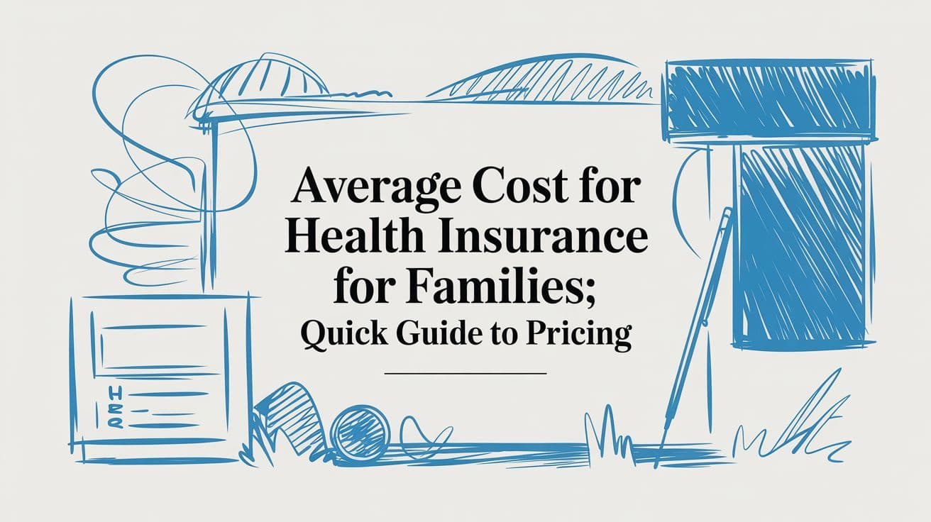 Average cost for health insurance for families: Quick guide to pricing