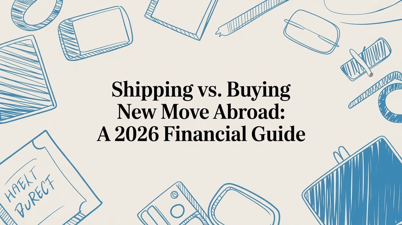 Shipping vs. Buying New When You Move Abroad: A Complete Cost Comparison
